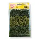 20 Buissons naturels - Vert clair / moyen / foncé - HEKI 1646 - Échelle HO / TT / N / Z - 2
