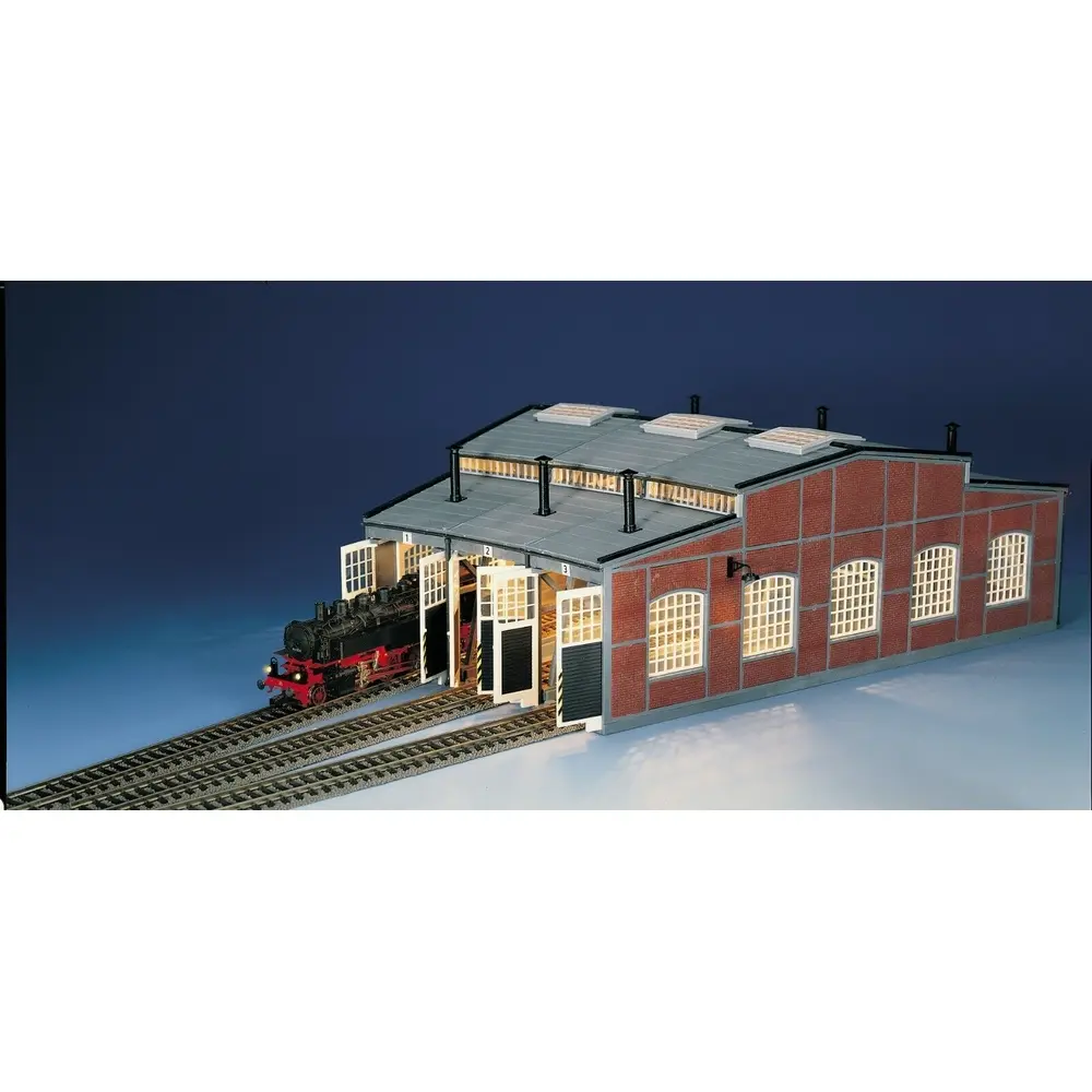 Remise à locomotives circulaire à monter - FLEISCHMANN 6476 | HO 1/87 - 4