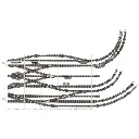 Rail droit avec ballast - 222 mm Fleischmann 9100 - N : 1/160 - Code 80 - 2