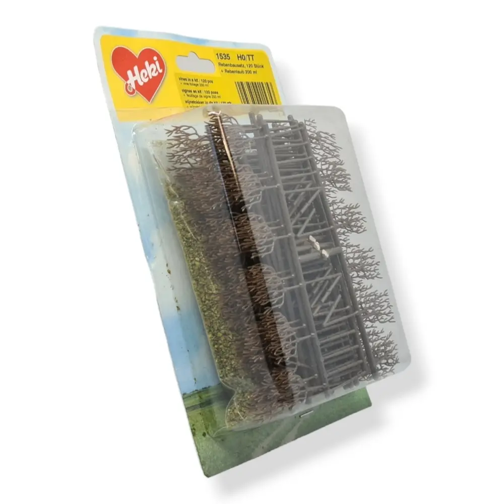 Vignes en kit + feuillage de vigne - Vert clair - HEKI 1535 - Échelle HO / TT - 3