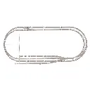 Rail droit avec ballast - 222 mm Fleischmann 9100 - N : 1/160 - Code 80 - 4