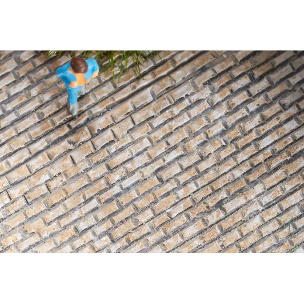 Revêtement de Route PREMIUM - Pavé Gris Chiné - Faller 272314 - N 1/160  - 2