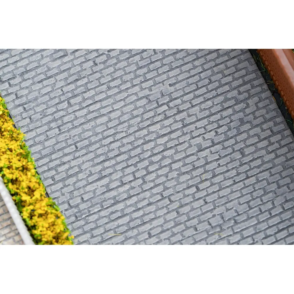 Revêtement Routier PREMIUM - Pavé Gris Clair - Faller 272310 - N 1/160  - 2