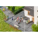 PREMIUM Film routier Pavés gris foncé - Faller 272311 - N 1/160 - 2