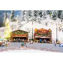 2 stands du marché de Noël - Faller 272020 - N 1/160  - 3