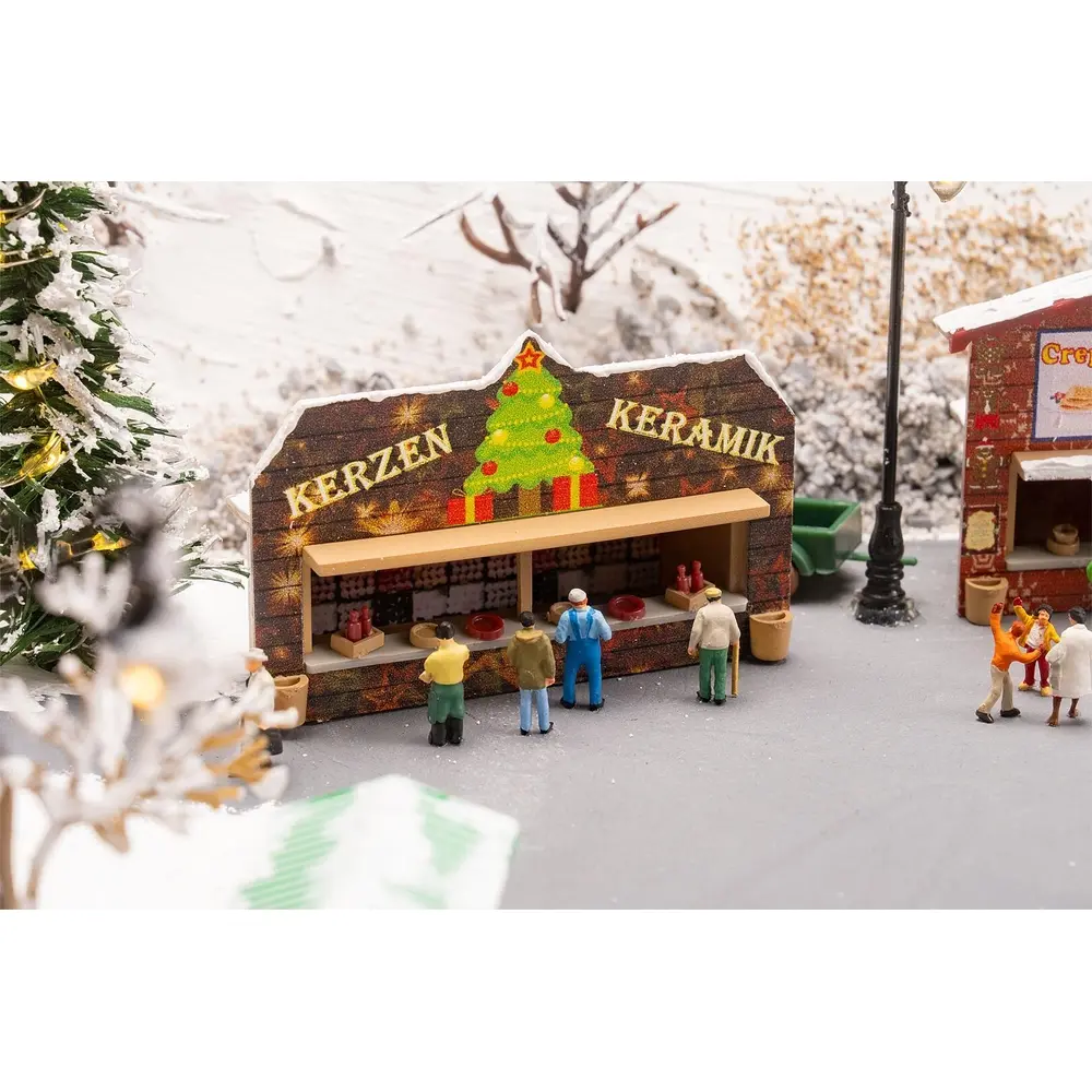 2 stands du marché de Noël - Faller 272021 - N 1/160 - 4