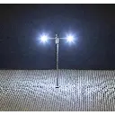 Lampadaire moderne double - N 1/160 - Faller 272222 - 2