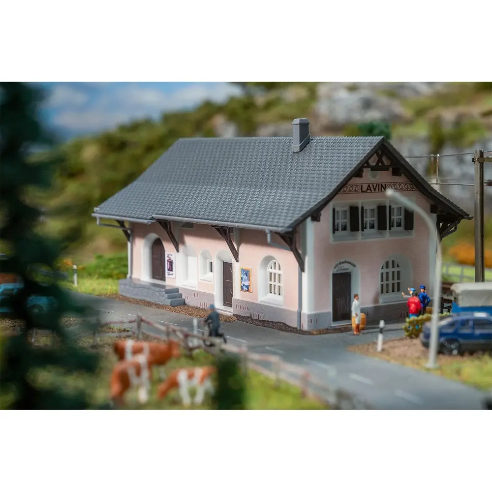 Gare de Lavin - Faller 212128 - N 1/160 - EP II - 110 x 74 x 58 mm - 5