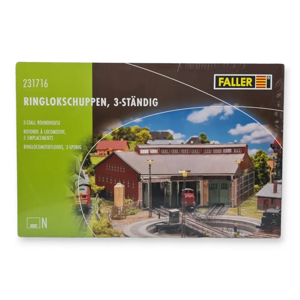 Rotonde pour 3 locomotives - Faller 231716 - N 1/160 - EP I - 5