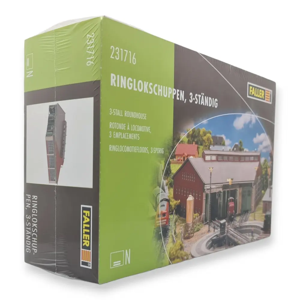 Rotonde pour 3 locomotives - Faller 231716 - N 1/160 - EP I - 4