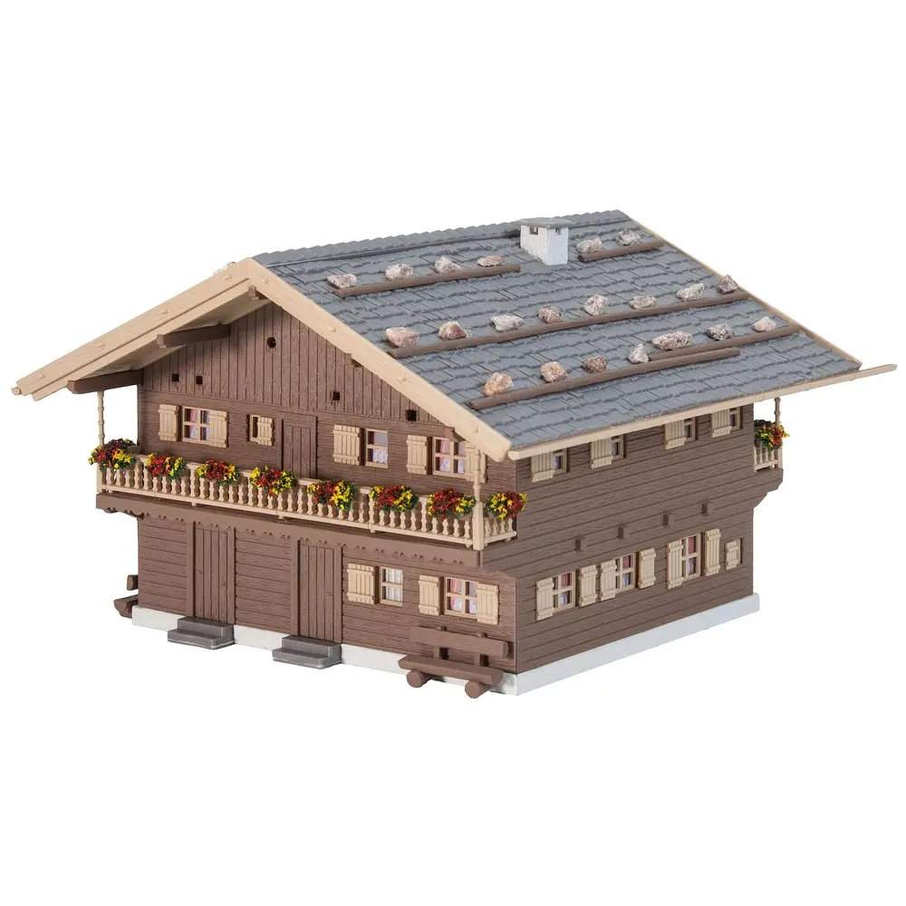 Coffret Promotionnel Village Alpin - Faller 190139 - 355 Pièces - Echelle HO 1/87 - 4
