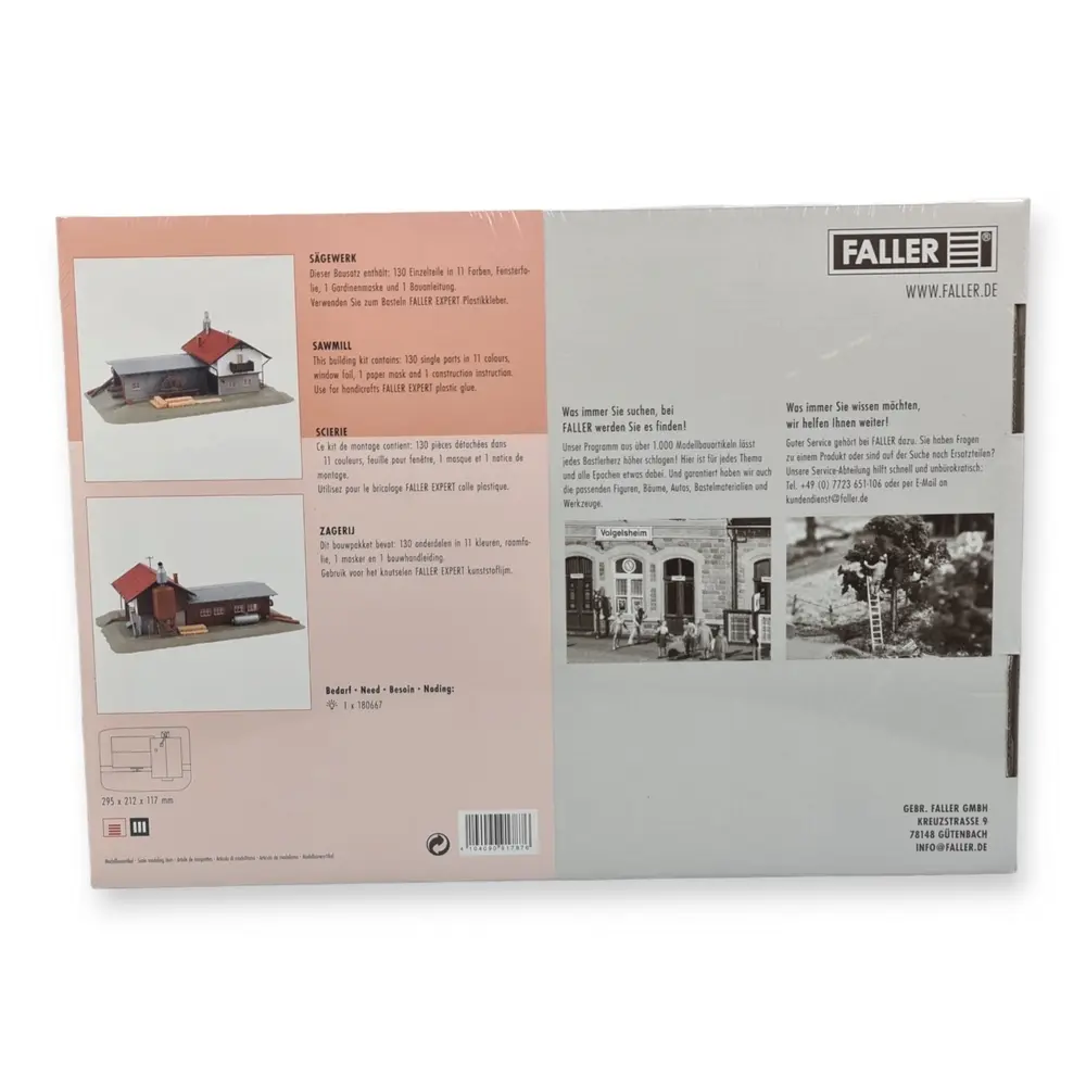 Atelier de Scierie Faller 191787 - HO 1/87 - EP III - 5