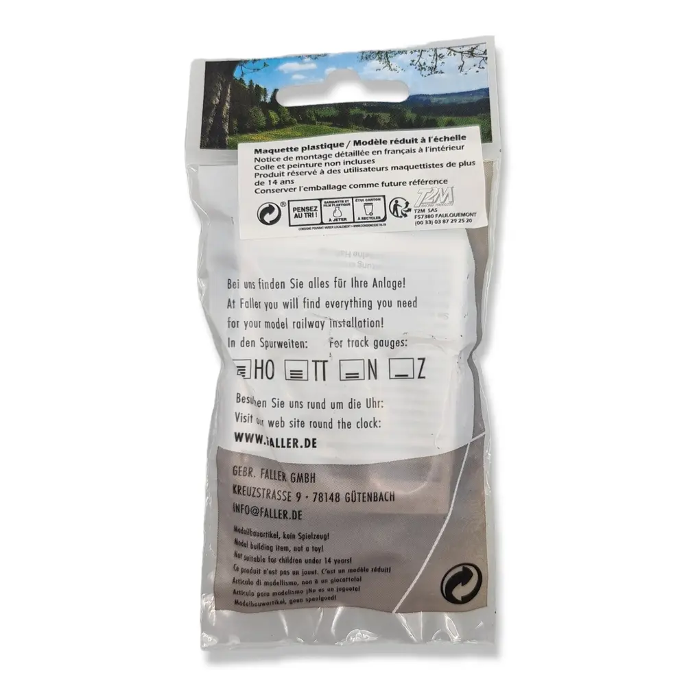 Pack de 80 équipements divers : Boîtes et barils - Faller 272918 - N 1/160 - 4