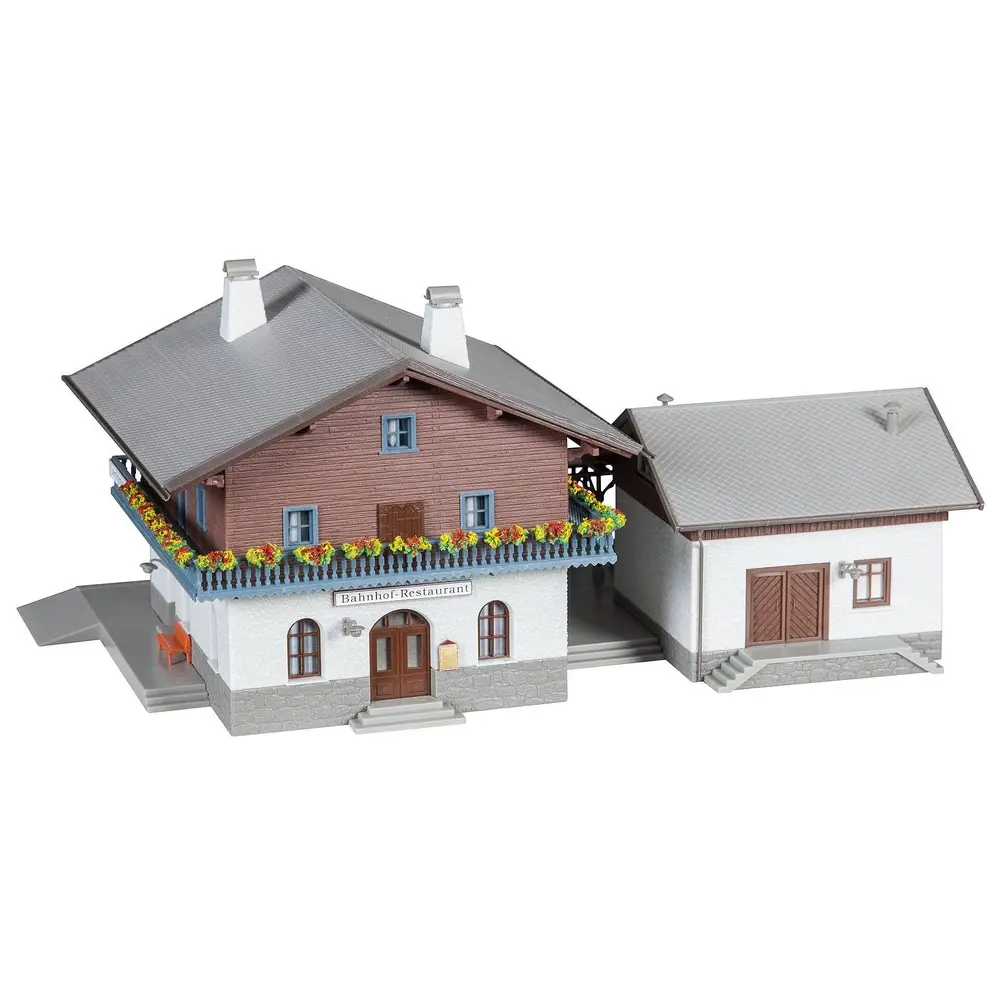 Gare de Lengmoos - Faller 191781 - HO : 1/87 - 303 x 184 x 131 mm - 2