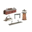 Coffret dépôt ferroviaire -  FALLER 239008 - 2