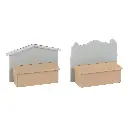 2 stands du marché de Noël - Faller 272020 - N 1/160  - 2