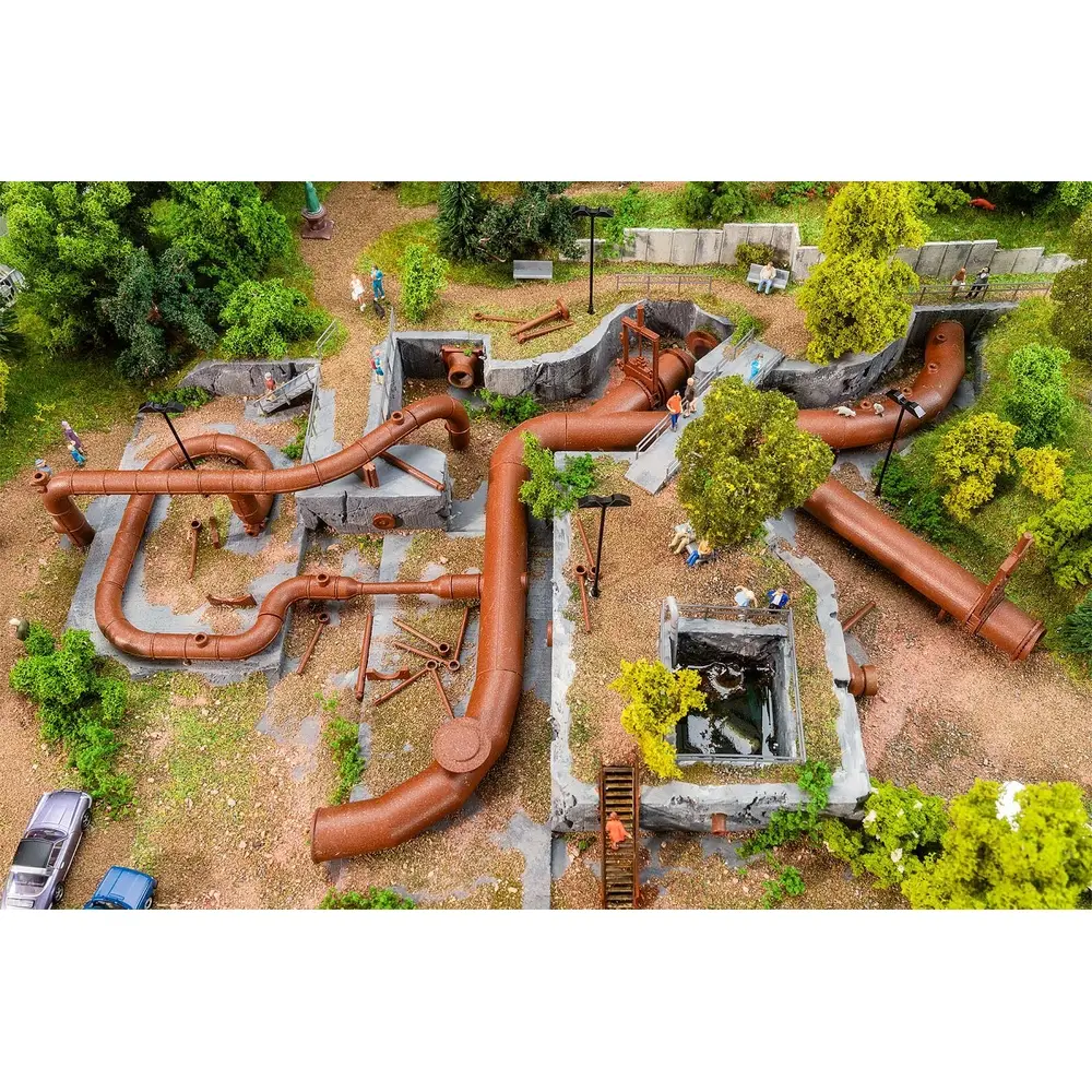 Grand kit de tuyauterie - Faller 180328 - HO 1/87 - Ep III - 2