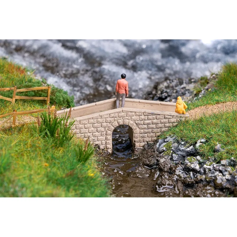 Petit pont de pierre - Faller 180866 - HO : 1/87 - 72 x 18 x 25 mm - 2
