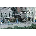 Clôture métallique avec portail, 1046 mm - Faller 180412 - HO 1/87 - 2