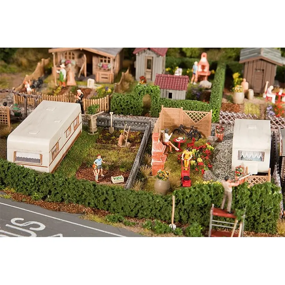 2 Jardins avec caravanes - FALLER 180495 - HO 1/87 - EP III - 2