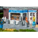 Lot de 10 pots à lait - Faller 180879 - HO 1/87 - EP I - 2