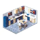 Aménagement intérieur d’immeuble - Faller 180545 - HO 1/87 - EP IV - 4