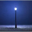 Lampadaire à arc et mat métallique avec LED - HO 1/87 - Faller 180108 - 3