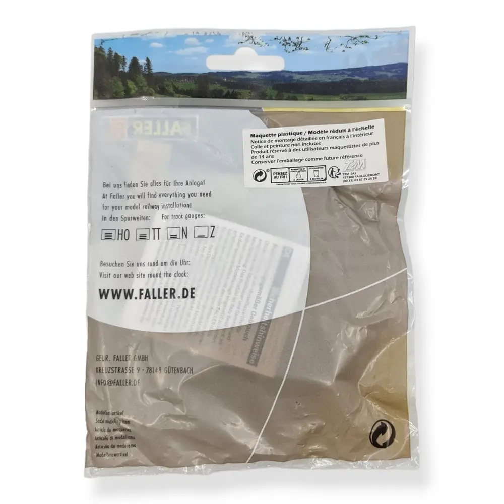 Petit pont de pierre - Faller 180866 - HO : 1/87 - 72 x 18 x 25 mm - 4