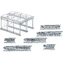 Abris pour chariots de course FALLER 180606 - HO 1/87 - 2