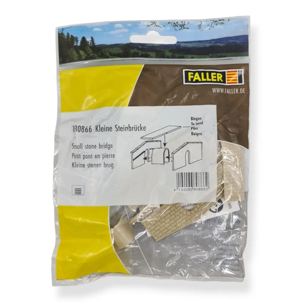 Petit pont de pierre - Faller 180866 - HO : 1/87 - 72 x 18 x 25 mm - 3