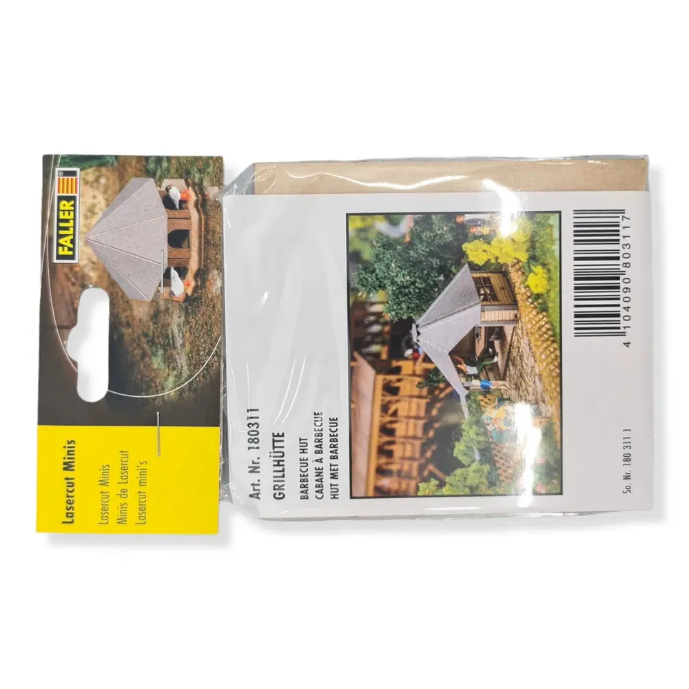 Cabane à barbecue - FALLER 180311 - HO 1/87 - EP V  - 4