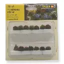 14 Buissons en fleurs - Multicolore - FALLER 181269 - Échelle HO 1/87 - 13 mm - 2