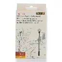 Lampe boule classique à LED Faller 180213 - HO 1/87 - hauteur 71  mm - 2