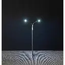 Lot de 3 lampadaires doubles avec LED - HO 1/87 - Faller 180101 - 2