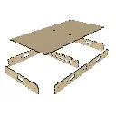 Sous structure - Faller 170100 - 100x50cm - 3