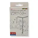 Lot de 3 lampadaires à deux bras avec LED - Faller 180122 - HO 1/87 - 3