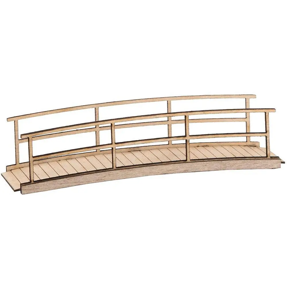 Maquette Petit pont en bois miniature - HO : 1/87 - 2