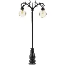 Set de 3 lampadaires en fer forgé avec LED - HO 1/87 - Faller 180107 - 2