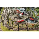 Rail droit avec ballast 27,75 mm Fleischmann 9104 - N : 1/160 - Code 80 - 4