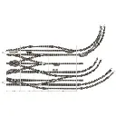 Rail droit avec ballast - 111 mm Fleischmann 9101 - N : 1/160 - Code 80 - 2