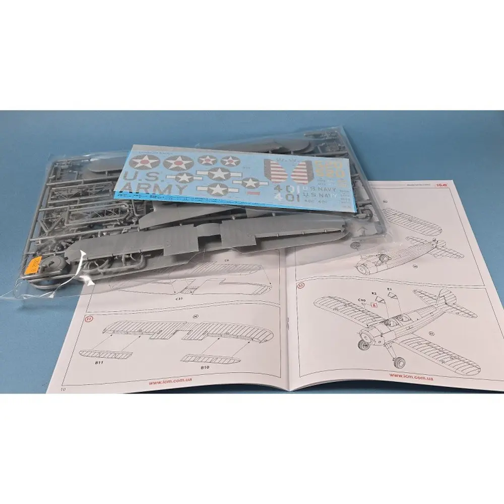 Avion Stearman PT-13/N2S-2/5 Kaydet - ICM 32052 - 1/32 - 3