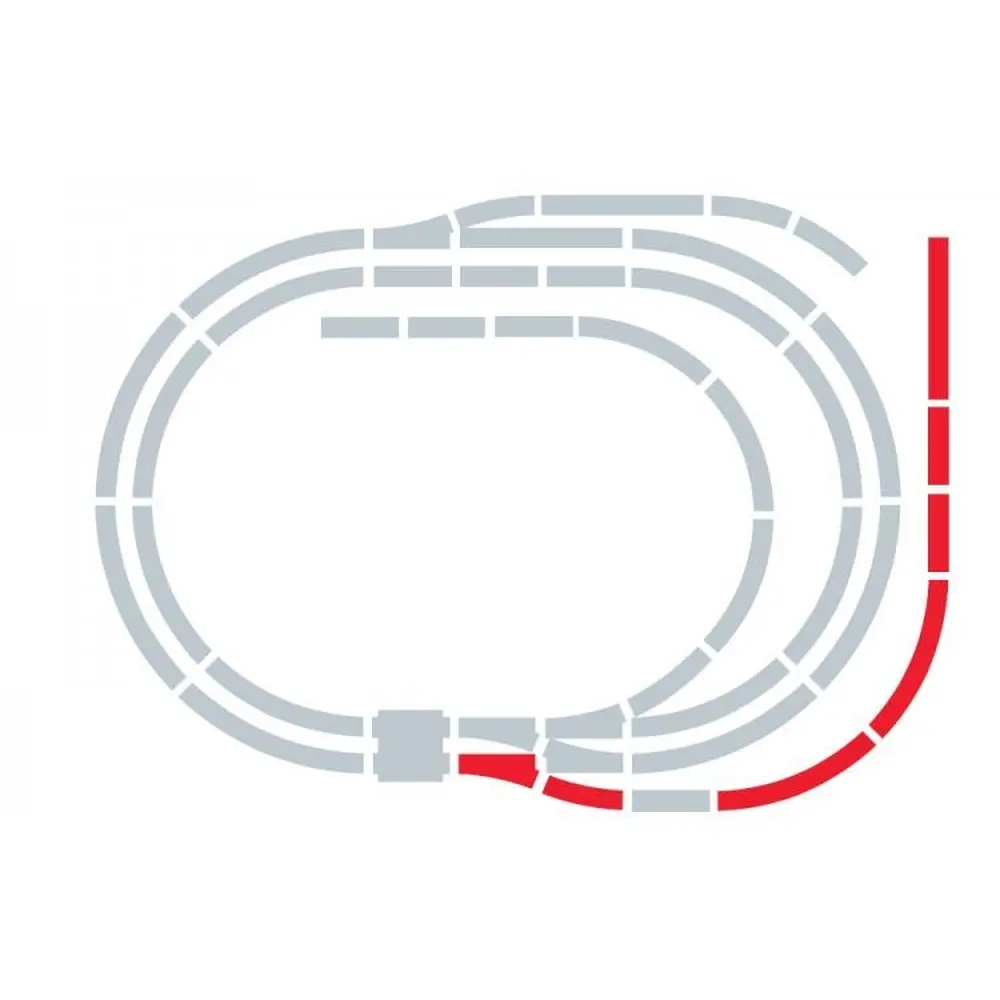 Pack de rails, set d'extension E - 2