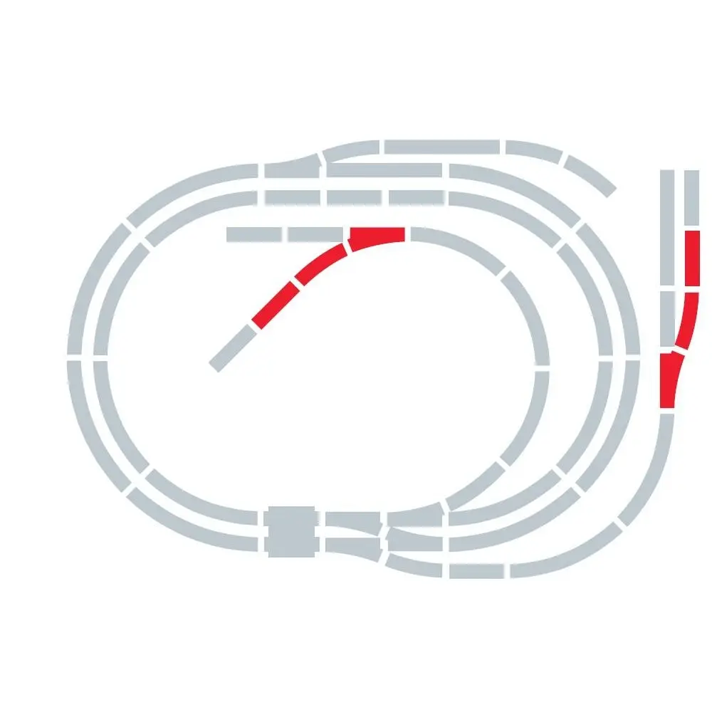 Pack de rails, set d'extension F - 2