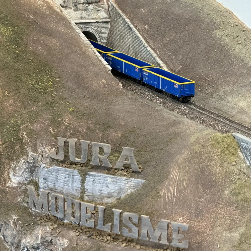 Coffret de 3 wagons tombereaux Eamnos - Arnold HN6602 - N 1/160 - SNCF - Ep VI - 2R - 8