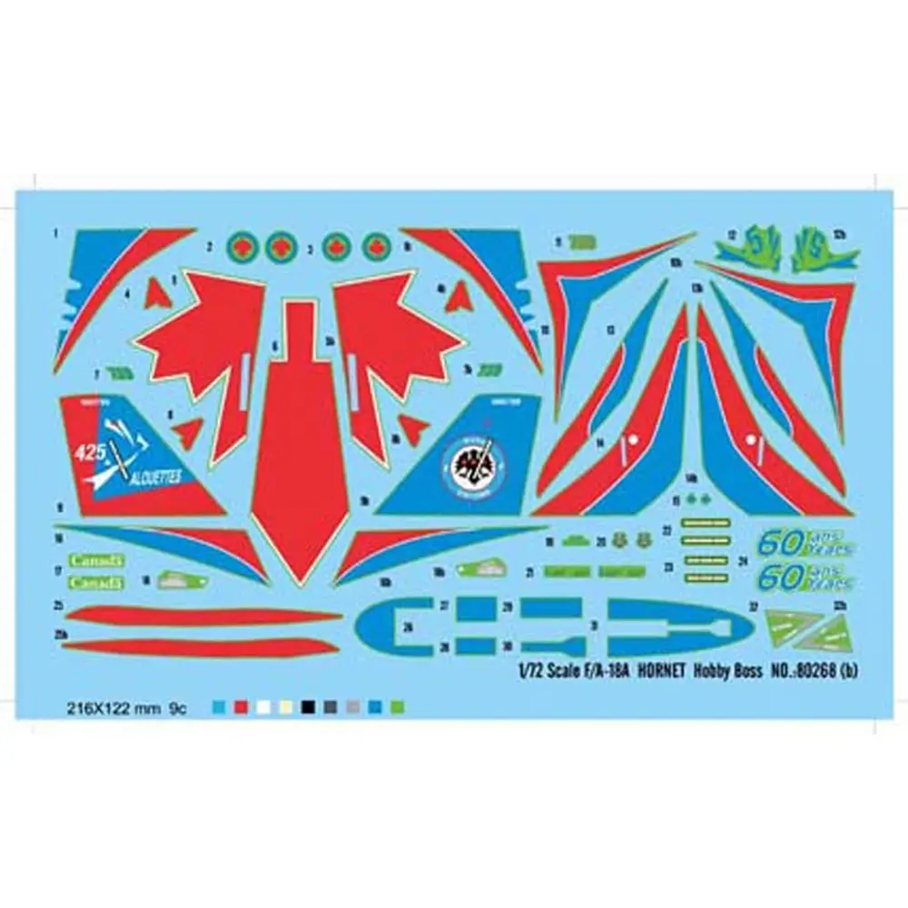 Avion de combat - F/A-18A Hornet - Hobby Boss 80268 - 1/72 - 3