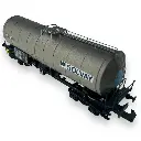 Wagon citerne à 4 essieux "Nacco-Solvay" - Arnold HN6605 - N 1/160 - SNCF - Ep V - 2R - 2