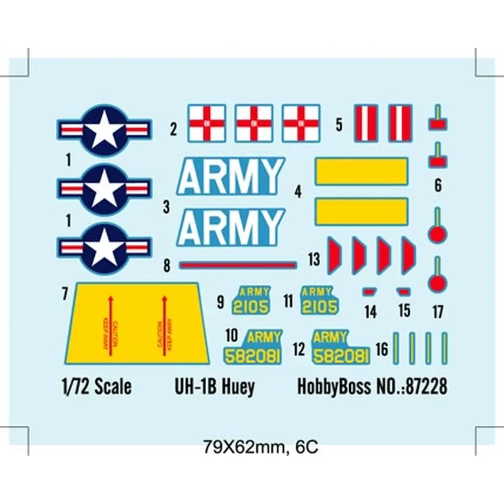 Hélicoptère UH-1B Huey - Hobby Boss 87228 - 1/72 - 2