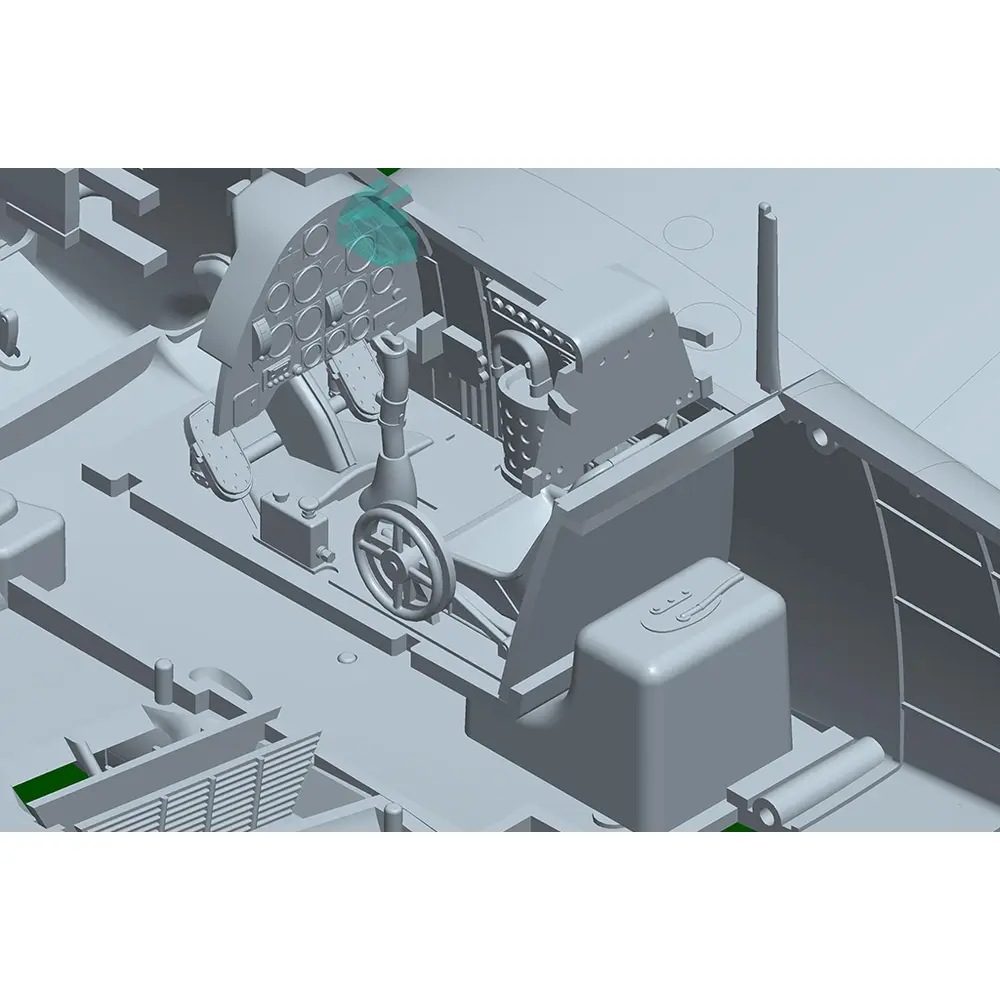 Avion Messerschmitt Bf109E-3 - Hobby Boss 81791 - 1/48 - 10