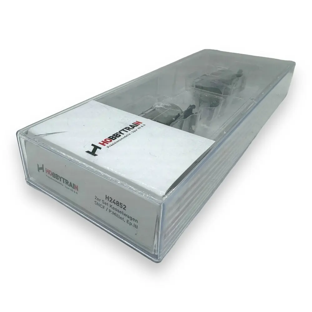 Set de 2 wagons citernes P.Millet - Hobbytrain H24852 - N 1/160 - SNCF - Ep III - 2R - 4
