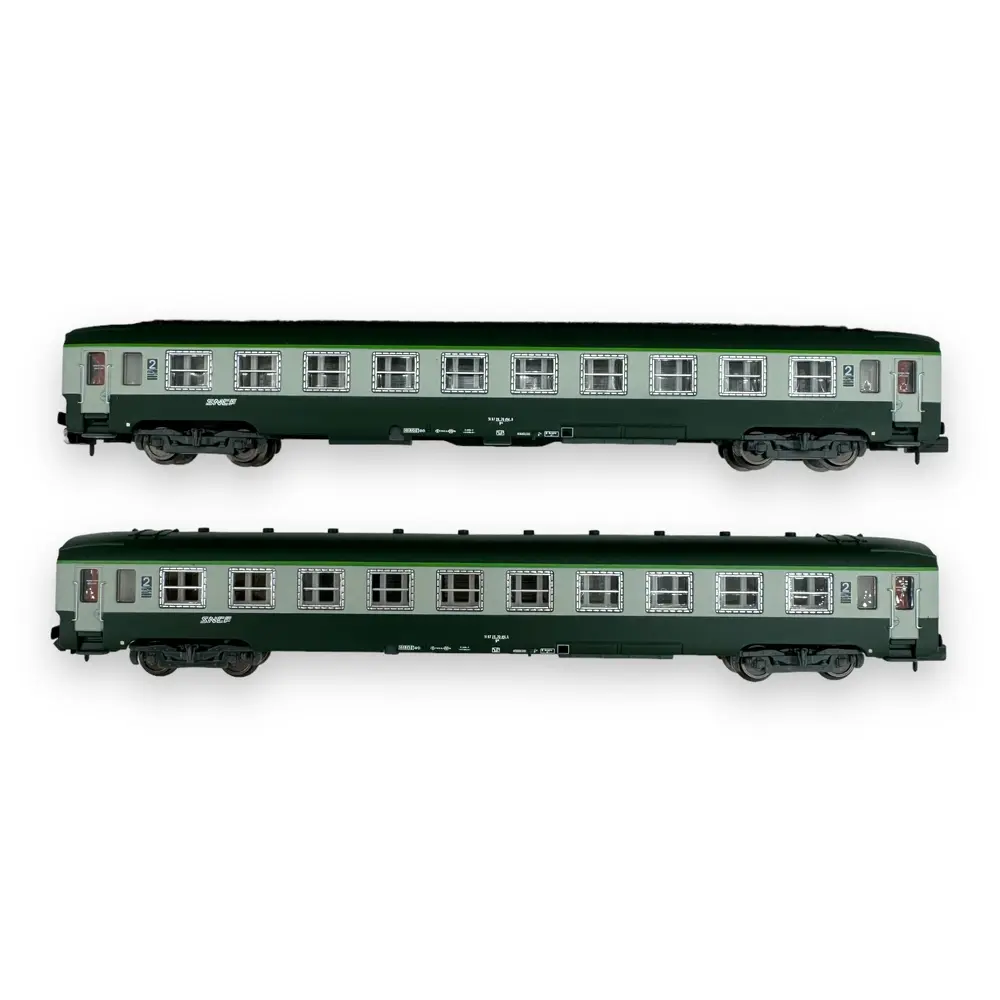 Set de 2 voitures DEV AO B10 - Arnold HN4449 - N 1/160 - SNCF - Ep IV - 2R - 3